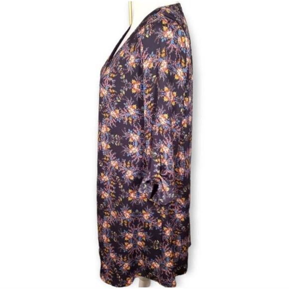 LUSH NAVY FLORAL SHIFT DRESS SZ.M EUC. - Picture 4 of 9